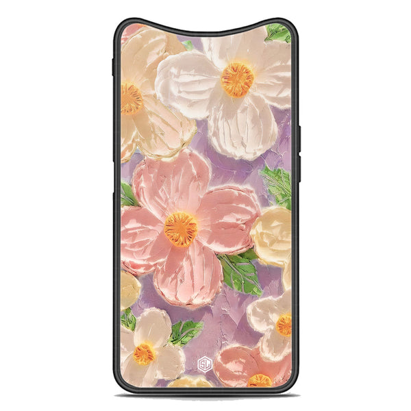 Floral Series Soft Phone Case - Premium Glass Case - Design 11 - Oppo Find X