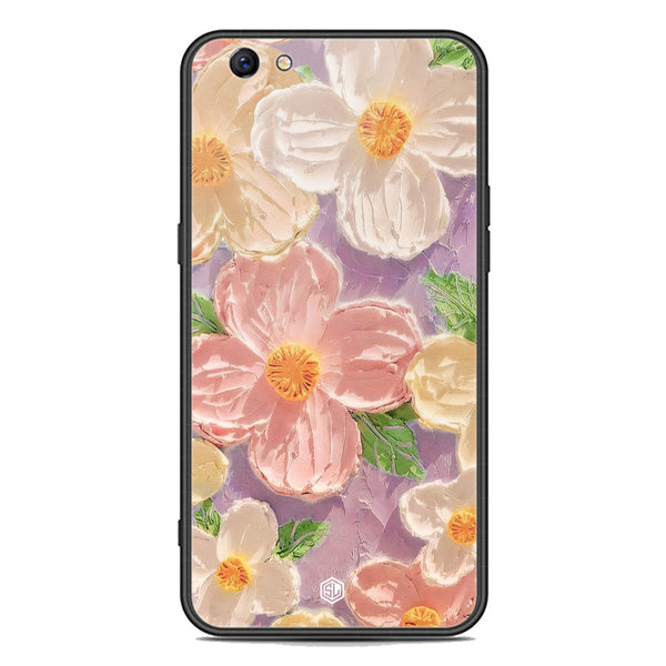 Floral Series Soft Phone Case - Premium Glass Case - Design 11 - Oppo F3 Plus