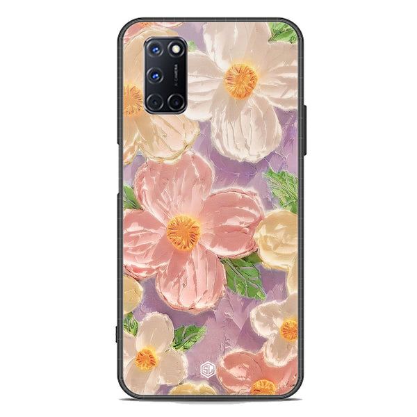 Floral Series Soft Phone Case - Premium Glass Case - Design 11 - Oppo A72