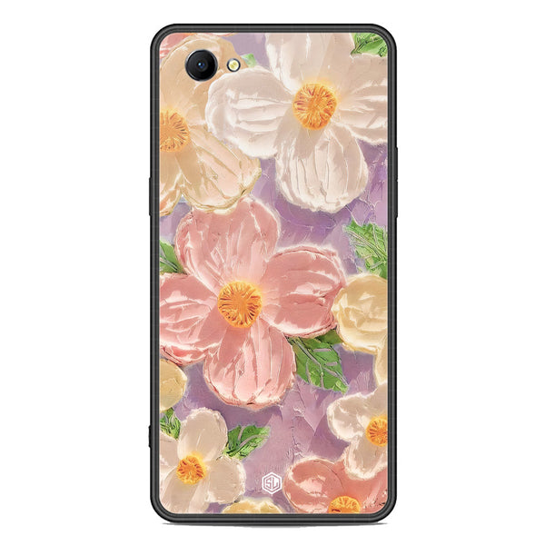 Floral Series Soft Phone Case - Premium Glass Case - Design 11 - Oppo A1
