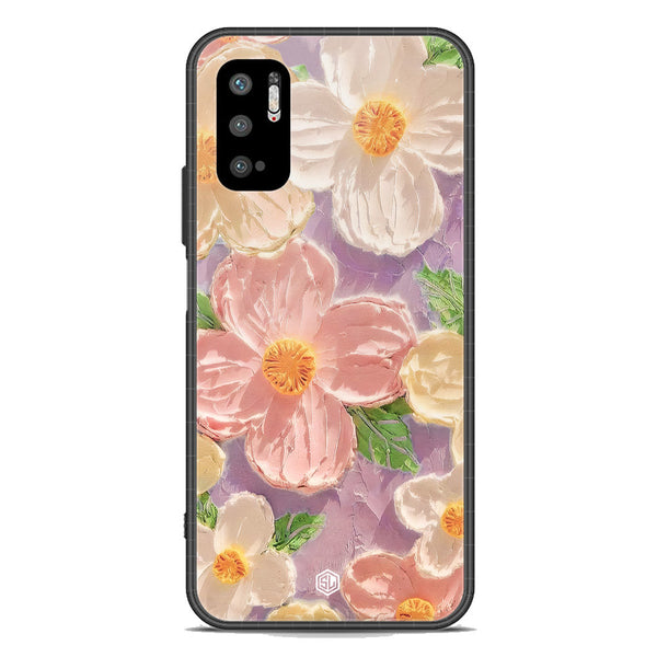 Floral Series Soft Phone Case - Premium Glass Case - Design 11 - Xiaomi Redmi Note 10 5G
