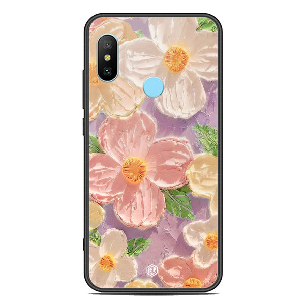 Floral Series Soft Phone Case - Premium Glass Case - Design 11 - Xiaomi Redmi Note 6 Pro