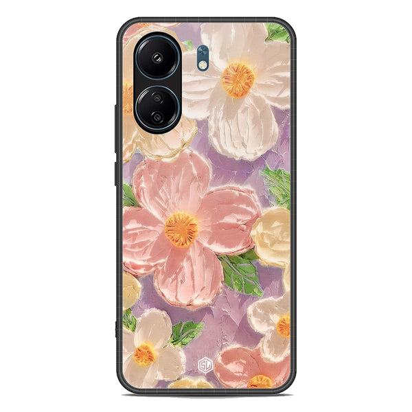 Floral Series Soft Phone Case - Premium Glass Case - Design 11 - Xiaomi 13C