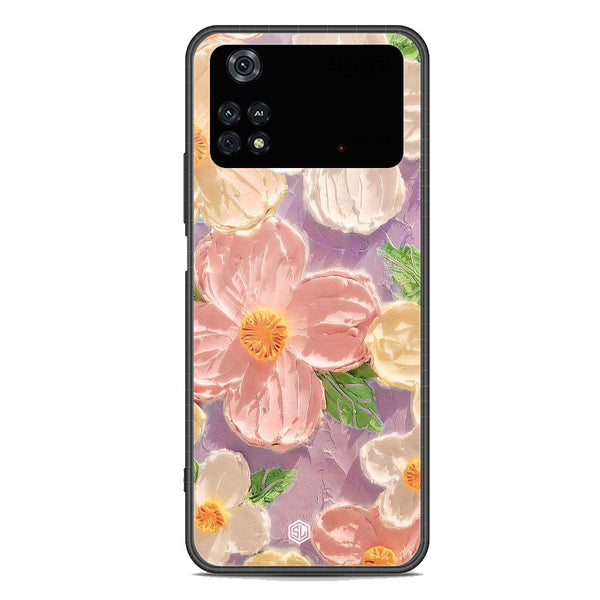 Floral Series Soft Phone Case - Premium Glass Case - Design 11 - Xiaomi Poco M4 Pro 5G