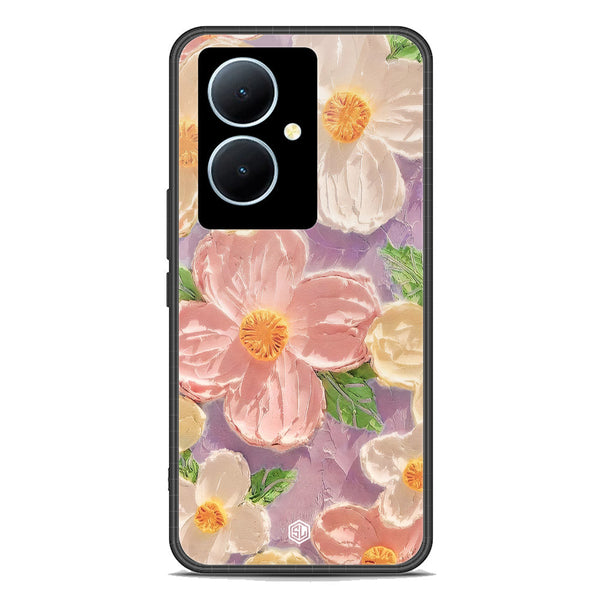 Floral Series Soft Phone Case - Premium Glass Case - Design 11 - Vivo Y78 Plus 5G