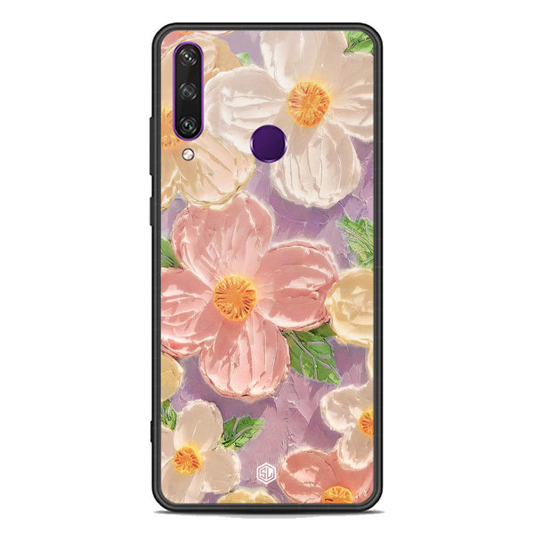Floral Series Soft Phone Case - Premium Glass Case - Design 11 - Huawei Y6p