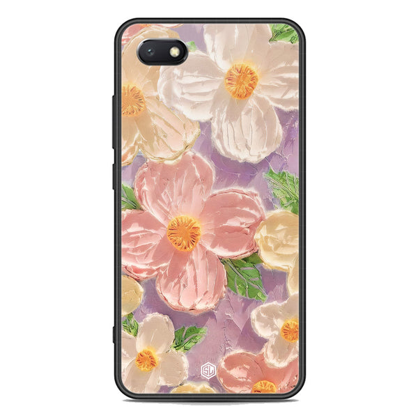 Floral Series Soft Phone Case - Premium Glass Case - Design 11 - Huawei Y5 Prime 2018