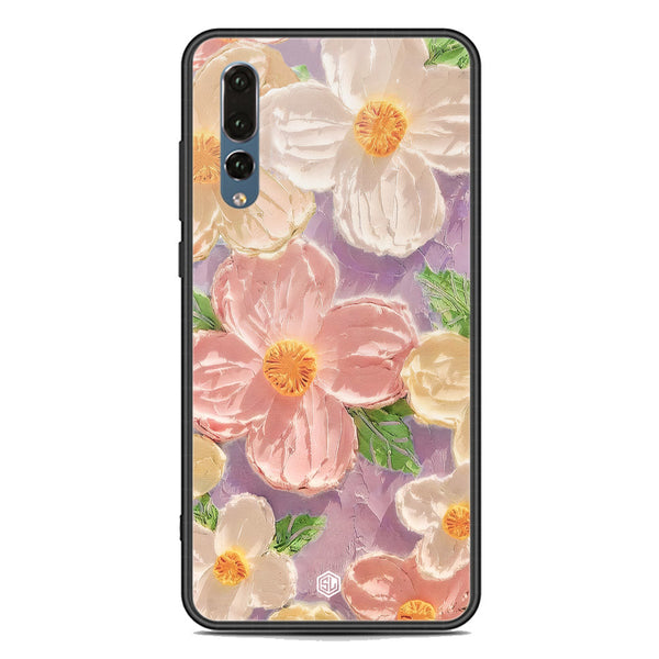 Floral Series Soft Phone Case - Premium Glass Case - Design 11 - Huawei P20 Pro