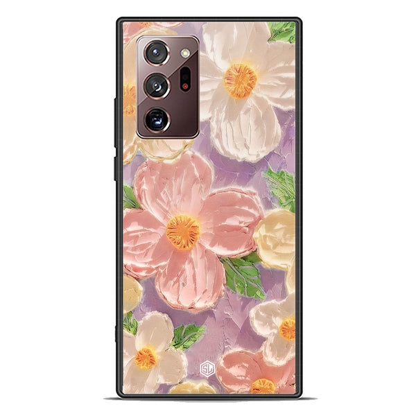 Floral Series Soft Phone Case - Premium Glass Case - Design 11 - Samsung Galaxy Note 20 Ultra