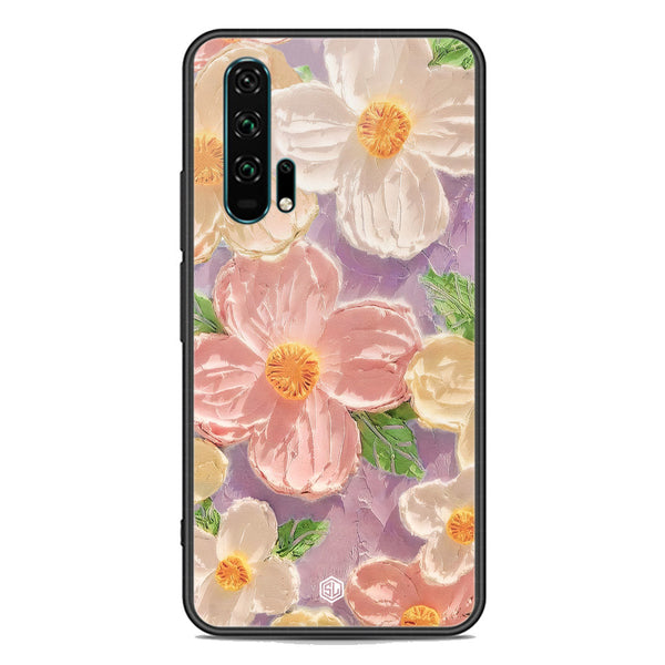 Floral Series Soft Phone Case - Premium Glass Case - Design 11 - Honor 20
