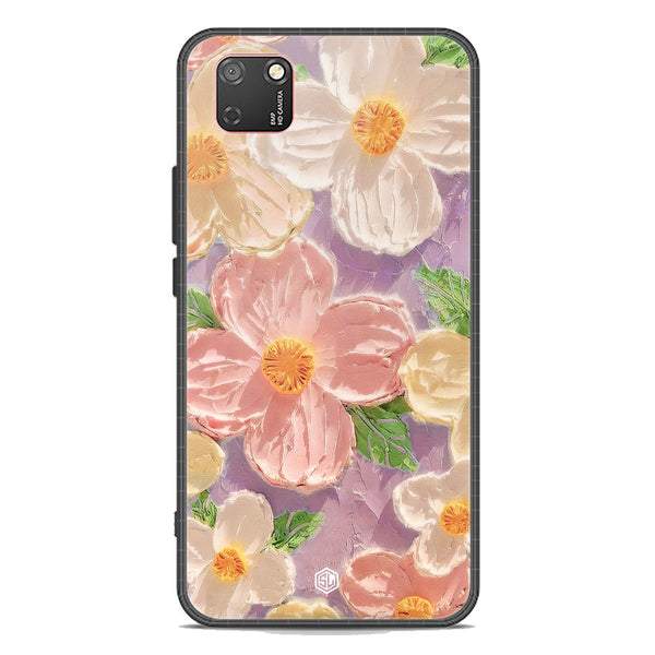 Floral Series Soft Phone Case - Premium Glass Case - Design 11 - Honor 9S