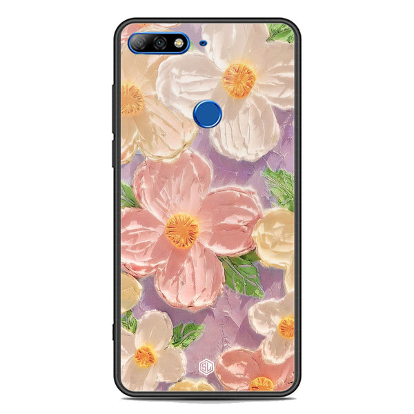 Floral Series Soft Phone Case - Premium Glass Case - Design 11 - Huawei Honor 7C