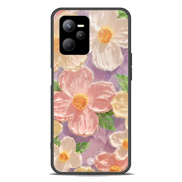 Floral Series Soft Phone Case - Premium Glass Case - Design 11 - Realme Q5