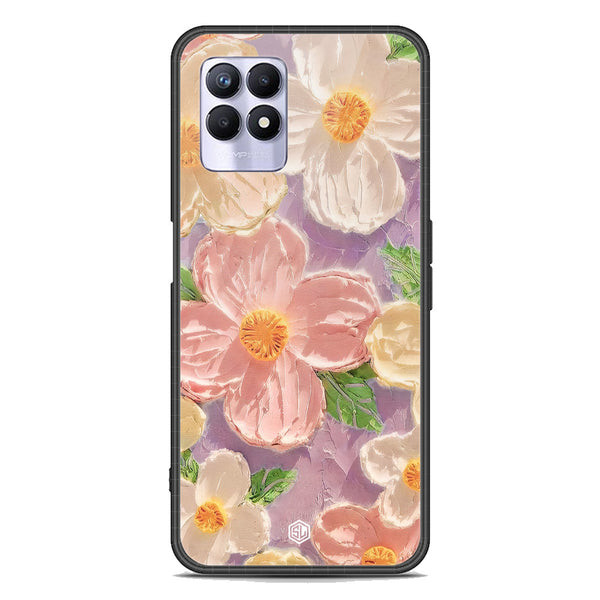Floral Series Soft Phone Case - Premium Glass Case - Design 11 - Realme Narzo 50 4G