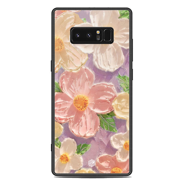 Floral Series Soft Phone Case - Premium Glass Case - Design 11 - Samsung Galaxy Note 8