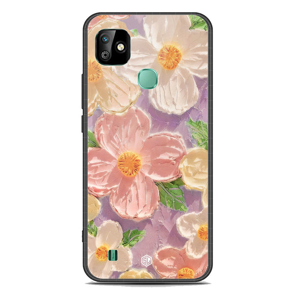Floral Series Soft Phone Case - Premium Glass Case - Design 11 - Infinix Smart HD 2021