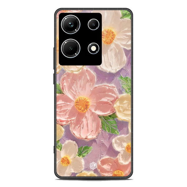 Floral Series Soft Phone Case - Premium Glass Case - Design 11 - Infinix Note 30