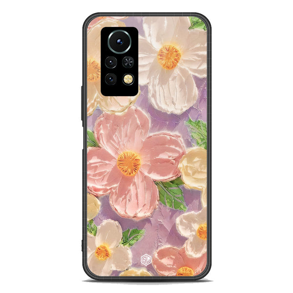 Floral Series Soft Phone Case - Premium Glass Case - Design 11 - Infinix Note 11s