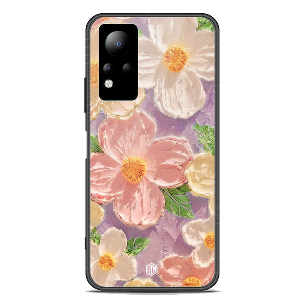 Floral Series Soft Phone Case - Premium Glass Case - Design 11 - Infinix Note 11