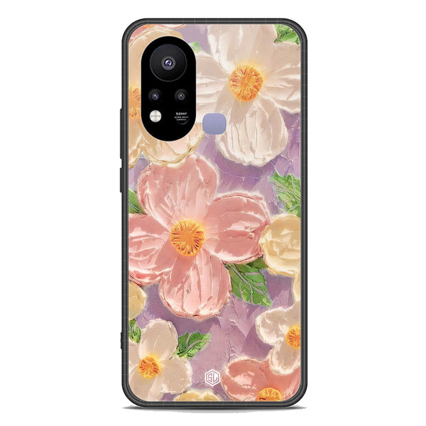 Floral Series Soft Phone Case - Premium Glass Case - Design 11 - Infinix Hot 11s