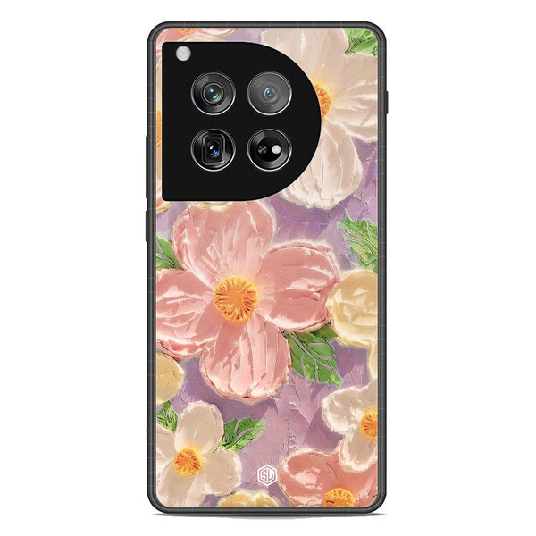 Floral Series Soft Phone Case - Premium Glass Case - Design 11 - OnePlus 12