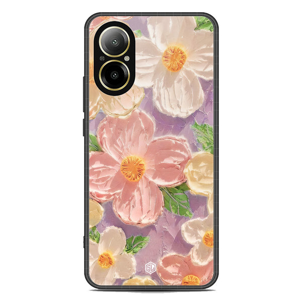 Floral Series Soft Phone Case - Premium Glass Case - Design 11 - Realme C67 4G
