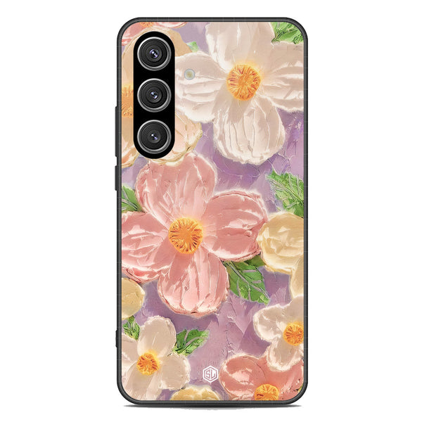 Floral Series Soft Phone Case - Premium Glass Case - Design 11 - Samsung Galaxy S24 Plus