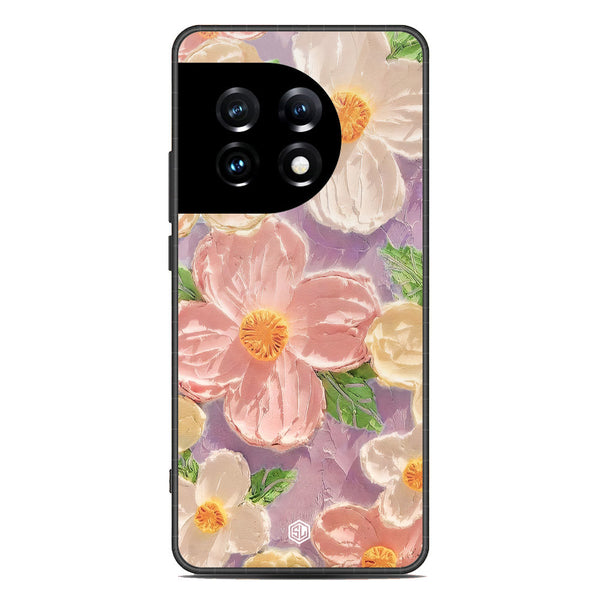 Floral Series Soft Phone Case - Premium Glass Case - Design 11 - OnePlus Ace 2 Pro