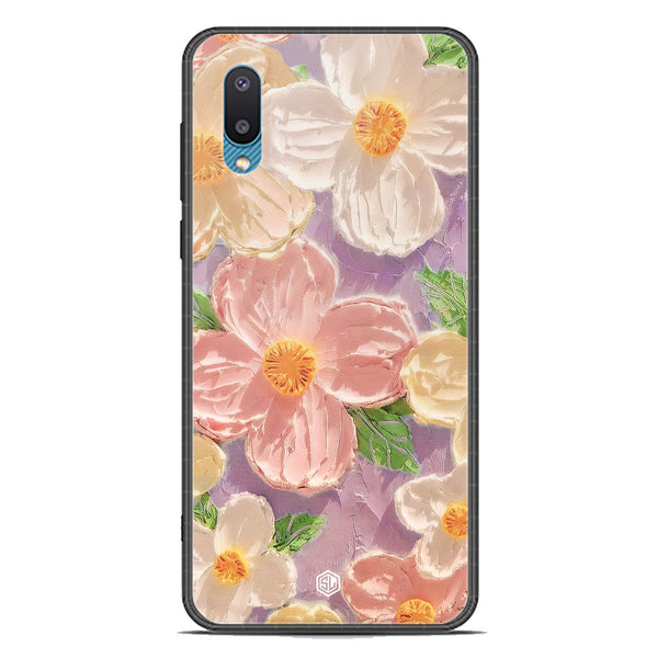Floral Series Soft Phone Case - Premium Glass Case - Design 11 - Samsung Galaxy M02