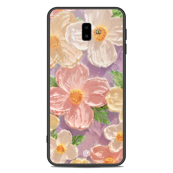Floral Series Soft Phone Case - Premium Glass Case - Design 11 - Samsung Galaxy J6 Plus 2018