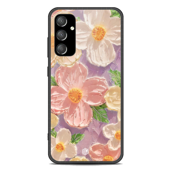 Floral Series Soft Phone Case - Premium Glass Case - Design 11 - Samsung Galaxy A34 5G
