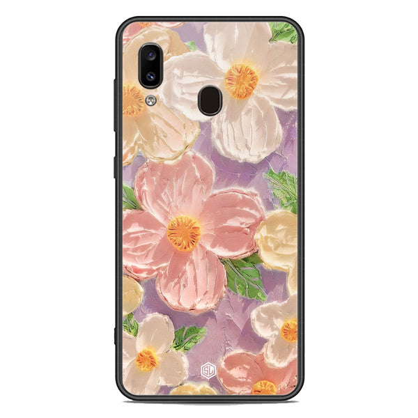 Floral Series Soft Phone Case - Premium Glass Case - Design 11 - Samsung Galaxy A30