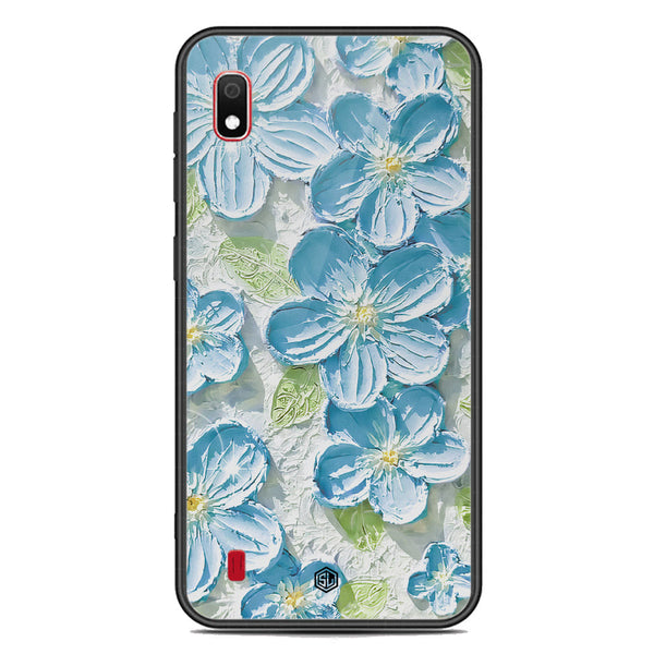 Floral Series Soft Phone Case - Premium Glass Case - Design 12 - Samsung Galaxy A10