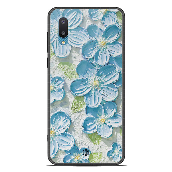 Floral Series Soft Phone Case - Premium Glass Case - Design 12 - Samsung Galaxy A02