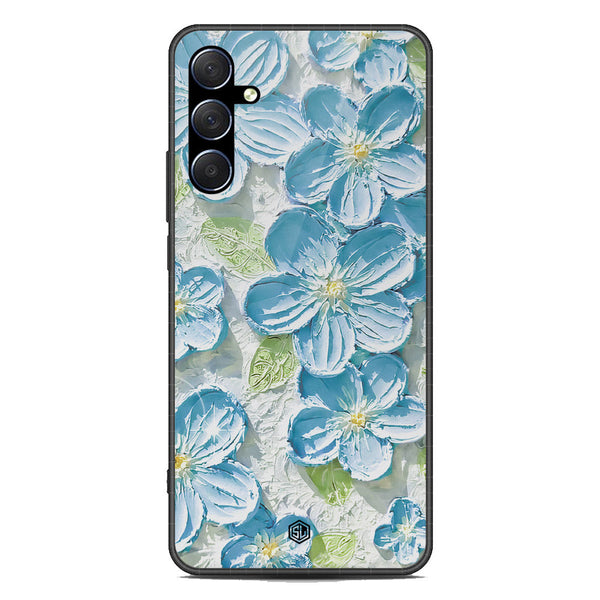 Floral Series Soft Phone Case - Premium Glass Case - Design 12 - Samsung Galaxy M54