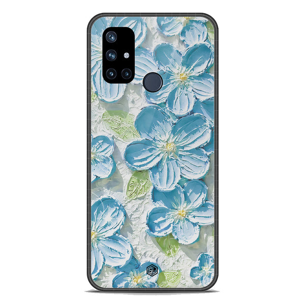 Floral Series Soft Phone Case - Premium Glass Case - Design 12 - OnePlus Nord N10 5G