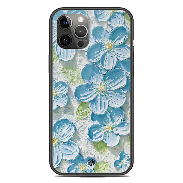 Floral Series Soft Phone Case - Premium Glass Case - Design 12 - iPhone 12 Pro Max