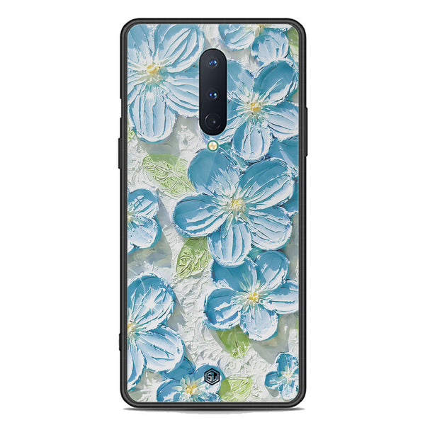 Floral Series Soft Phone Case - Premium Glass Case - Design 12 - OnePlus 8 4G