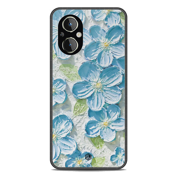 Floral Series Soft Phone Case - Premium Glass Case - Design 12 - Oppo Reno8 Lite