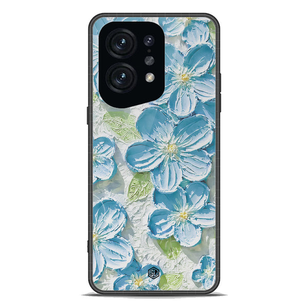 Floral Series Soft Phone Case - Premium Glass Case - Design 12 - Oppo Find X5