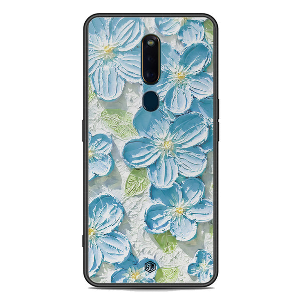Floral Series Soft Phone Case - Premium Glass Case - Design 12 - Oppo F11 Pro