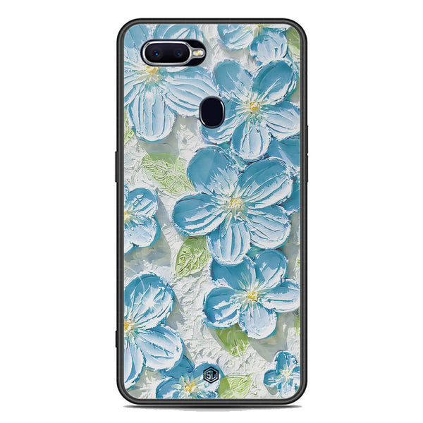 Floral Series Soft Phone Case - Premium Glass Case - Design 12 - Oppo F9 Pro