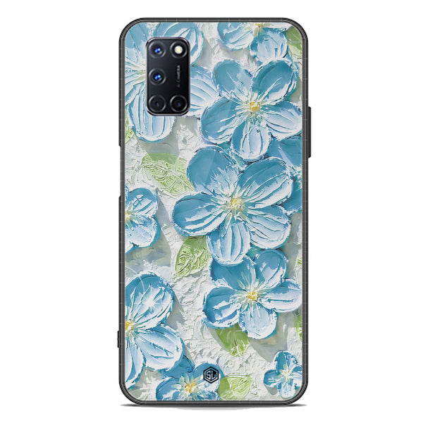 Floral Series Soft Phone Case - Premium Glass Case - Design 12 - Oppo A72