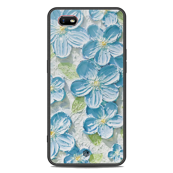 Floral Series Soft Phone Case - Premium Glass Case - Design 12 - Oppo A1k