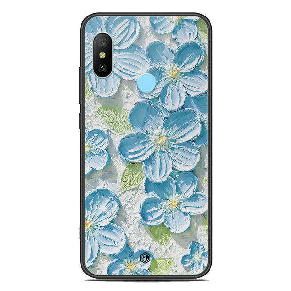 Floral Series Soft Phone Case - Premium Glass Case - Design 12 - Xiaomi Redmi Note 6 Pro