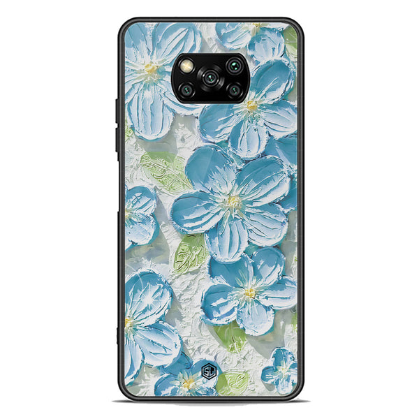 Floral Series Soft Phone Case - Premium Glass Case - Design 12 - Xiaomi Poco X3