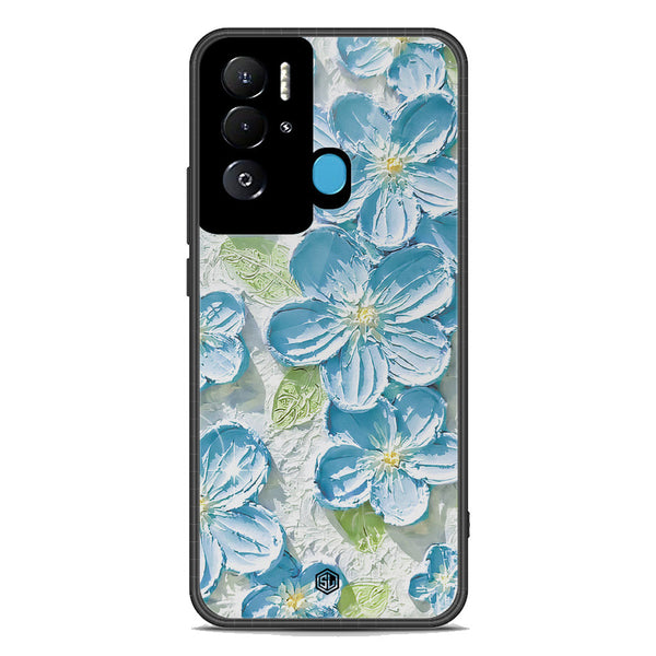 Floral Series Soft Phone Case - Premium Glass Case - Design 12 - Tecno Pova Neo