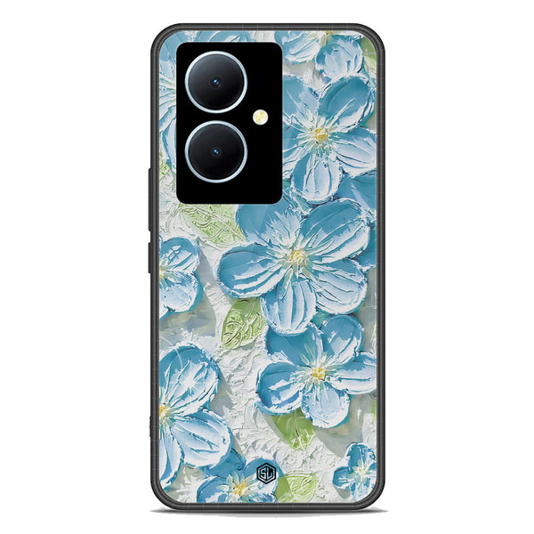 Floral Series Soft Phone Case - Premium Glass Case - Design 12 - Vivo Y78 Plus 5G