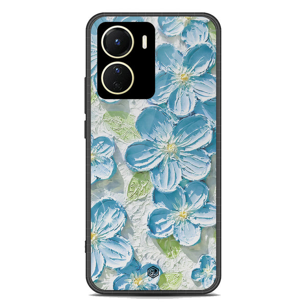 Floral Series Soft Phone Case - Premium Glass Case - Design 12 - Vivo Y56 5G
