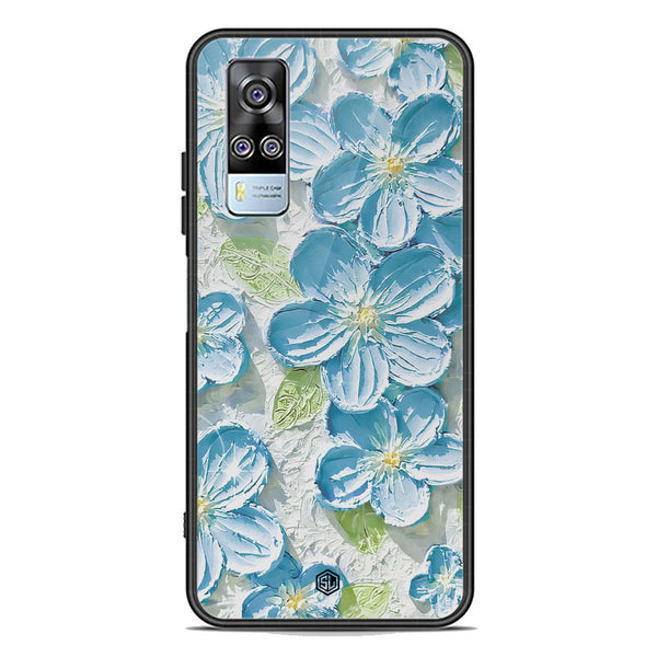 Floral Series Soft Phone Case - Premium Glass Case - Design 12 - Vivo Y51 (2020 December)